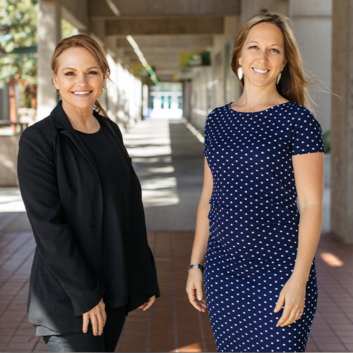 Catherine Sinardi and Erin Nelson